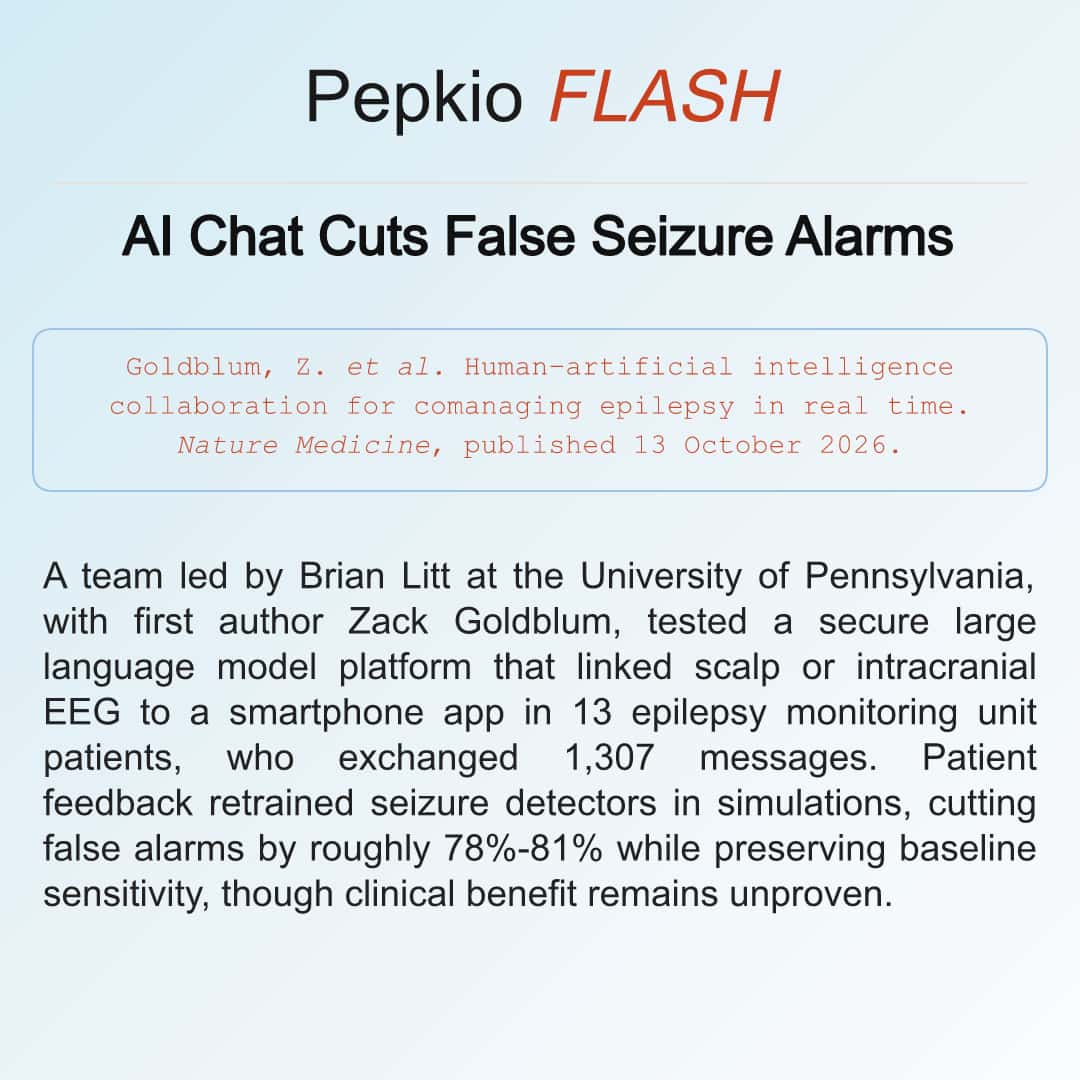 Pepkio Flash card: Ai Epilepsy Device Real Time False Alarms Flash